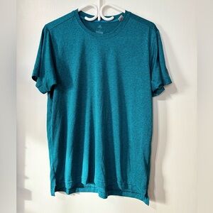 🎉4/30$🎉 Adidas Teal Performance Active Tee – Size M 🏋️‍♂️